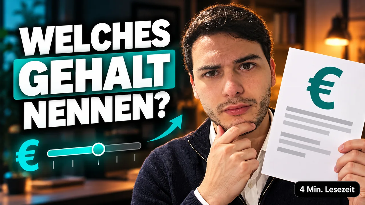 WELCHES GEHALT NENNEN? – Maurice mit einem Motiv zum Artikelthema. 4 Minuten Lesezeit.